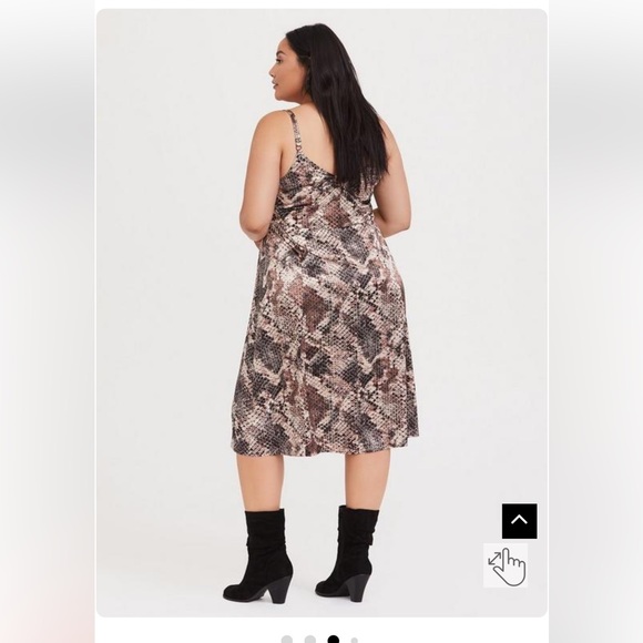 Torrid 3X snake print dress - Picture 2 of 9